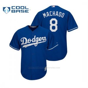 Camiseta Beisbol Hombre Los Angeles Dodgers Manny Machado Cool Base Official Alternato Royal