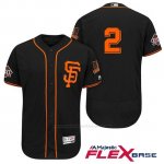 Camiseta Beisbol Hombre San Francisco Giants Denard Span Negro Alterno 60th Season Flex Base