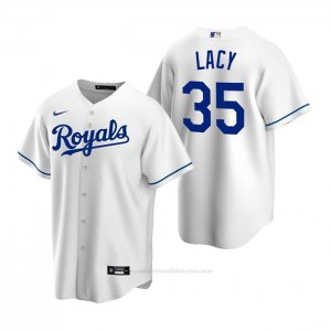 Camiseta Beisbol Hombre Kansas City Royals Asa Lacy Replica 2020 Blanco