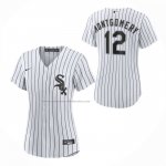 Camiseta Beisbol Mujer Chicago White Sox Colson Montgomery Primera Replica Blanco