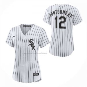 Camiseta Beisbol Mujer Chicago White Sox Colson Montgomery Primera Replica Blanco