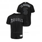 Camiseta Beisbol Hombre Los Angeles Angels Albert Pujols 2019 Players Weekend Autentico Negro