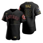 Camiseta Beisbol Hombre Houston Astros Aledmys Diaz Negro 2021 Salute To Service