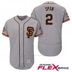 Camiseta Beisbol Hombre San Francisco Giants Denard Span Gris Alterno 60th Season Flex Base