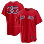 Camiseta Beisbol Hombre Boston Red Sox Garrett Crochet Alterno Replica Rojo Camiseta Beisbol Hombre Boston Red Sox Garrett Crochet Alterno Replica Rojo