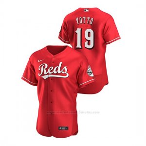Camiseta Beisbol Hombre Cincinnati Reds Joey Votto Autentico Alternato Rojo