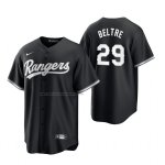 Camiseta Beisbol Hombre Texas Rangers Adrian Beltre Replica 2021 Negro