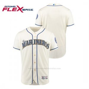 Camiseta Beisbol Hombre Seattle Mariners Hispanic Heritage Flex Base Crema