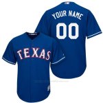 Camiseta Texas Rangers Personalizada Azul