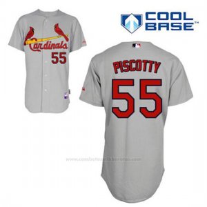 Camiseta Beisbol Hombre St. Louis Cardinals Stephen Piscotty Gris Cool Base