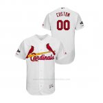 Camiseta Beisbol Hombre St. Louis Cardinals Personalizada 2019 Postseason Flex Base Blanco