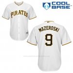 Camiseta Beisbol Hombre Pittsburgh Pirates Bill Mazeroski 9 Blanco 1ª Cool Base