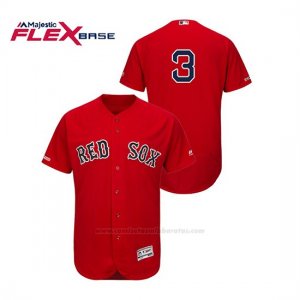 Camiseta Beisbol Hombre Boston Red Sox Sandy Leon 150th Aniversario Patch Autentico Flex Base Rojo