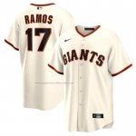 Camiseta Beisbol Hombre San Francisco Giants Heliot Ramos Primera Replica Crema