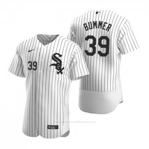 Camiseta Beisbol Hombre Chicago White Sox Aaron Bummer Autentico 2020 Primera Blanco