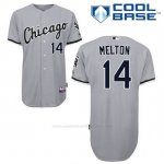 Camiseta Beisbol Hombre Chicago White Sox 14 Bill Melton Gris Cool Base