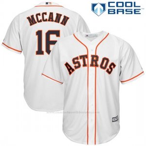 Camiseta Beisbol Hombre Houston Astros Brian Mccann Blanco Cool Base