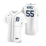 Camiseta Beisbol Hombre Detroit Tigers Renato Nunez Autentico Primera Blanco