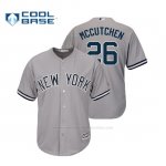 Camiseta Beisbol Hombre New York Yankees Andrew Mccutchen Cool Base Road Gris