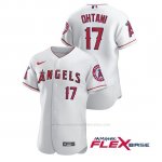 Camiseta Beisbol Hombre Los Angeles Angels Shohei Ohtani Autentico Nike Blanco