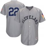 Camiseta Beisbol Hombre Cleveland Indians Mensindians Jason Kipnis Gris 1917 Turn Back The Clock