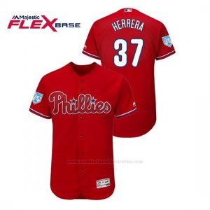 Camiseta Beisbol Hombre Philadelphia Phillies Odubel Herrera 2019 Entrenamiento de Primavera Flex Base Rojo