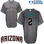 Camiseta Beisbol Hombre Arizona Diamondbacks 2 Jean Segura Cool Base Gris