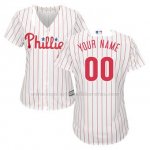 Camiseta Mujer Philadelphia Phillies Personalizada Blanco