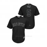 Camiseta Beisbol Hombre San Francisco Giants Mike Yastrzemski 2019 Players Weekend Replica Negro