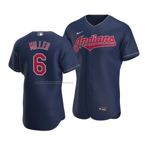 Camiseta Beisbol Hombre Cleveland Indians Owen Miller Autentico Azul