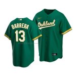 Camiseta Beisbol Hombre Oakland Athletics Luis Barrera Kelly Replica Alterno Verde
