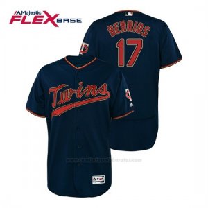 Camiseta Beisbol Hombre Minnesota Twins Jose Berrios Flex Base Autentico Collezione Alternato Azul