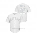 Camiseta Beisbol Hombre Houston Astros Aledmys Diaz 2019 Players Weekend Papito Replica Blanco