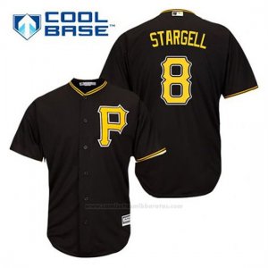 Camiseta Beisbol Hombre Pittsburgh Pirates Willie Stargell 8 Negro Alterno Cool Base