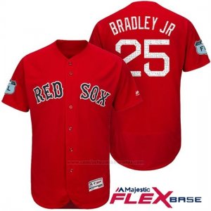 Camiseta Beisbol Hombre Boston Red Sox 19 Jackie Bradley Jr. Rojo 2017 Entrenamiento de Primavera Flex Base Jugador