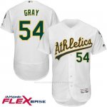 Camiseta Beisbol Hombre Oakland Athletics Sonny Gris Blanco Flex Base