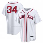 Camiseta Beisbol Hombre Boston Red Sox David Ortiz Primera Replica Blanco Camiseta Beisbol Hombre Boston Red Sox David Ortiz Primera Replica Blanco