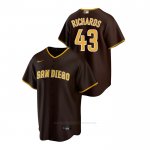Camiseta Beisbol Hombre San Diego Padres Garrett Richards 2020 Replica Road Marron