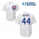Camiseta Beisbol Hombre Chicago Cubs 44 Anthony Rizzo Blanco 1ª Cool Base