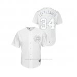 Camiseta Beisbol Hombre Chicago Cubs Jon Lester 2019 Players Weekend Lefthander Replica Blanco