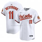 Camiseta Beisbol Hombre Baltimore Orioles Jordan Westburg Alterno Limited Blanco