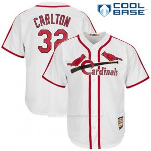 Camiseta Beisbol Hombre St. Louis Cardinals Mens Steve Carlton Blanco Cool Base