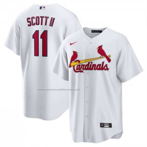 Camiseta Beisbol Hombre St. Louis Cardinals Victor Scott II Primera Replica Blanco