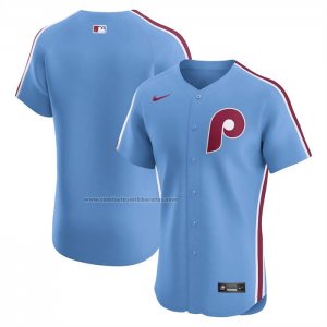 Camiseta Beisbol Hombre Philadelphia Phillies Alternate Elite Azul