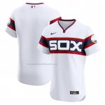 Camiseta Beisbol Hombre Chicago White Sox Alterno Vapor Premier Elite Blanco