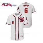 Camiseta Beisbol Hombre Washington Nationals Anthony Rendon 150th Aniversario Patch Flex Base Blanco