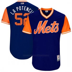 Camiseta Beisbol Hombre New York Mets 2017 Little League World Series Yoenis Cespedes Royal