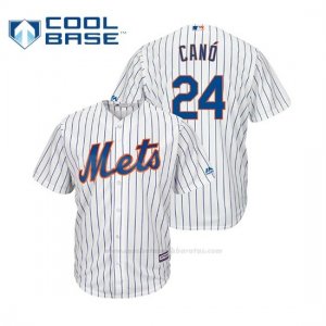Camiseta Beisbol Hombre New York Mets Robinson Cano Cool Base Majestic Home Blanco