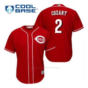 Camiseta Beisbol Hombre Cincinnati Reds Zack Cozart 2 Rojo Alterno Cool Base