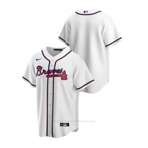 Camiseta Beisbol Hombre Atlanta Braves Replica 2020 Primera Blanco